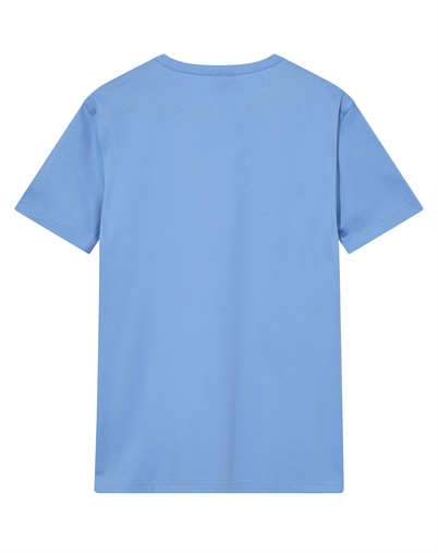 Mos Mosh - MMGPerry O-SS T-shirt - Silver Lake Blue 